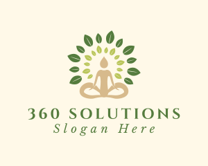 Human Tree Yoga logo design