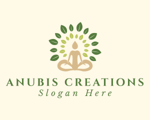 Human Tree Yoga logo design