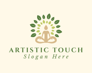 Human Tree Yoga logo design