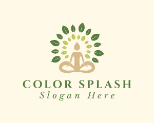 Human Tree Yoga logo design