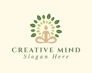 Human Tree Yoga logo design