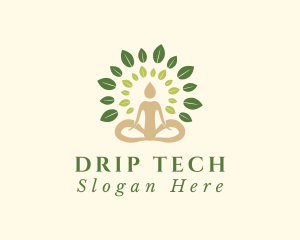 Human Tree Yoga logo design