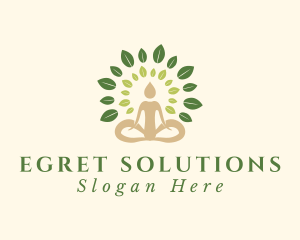 Human Tree Yoga logo design