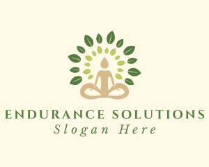 Human Tree Yoga logo design