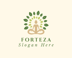 Human Tree Yoga logo design