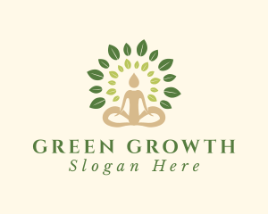 Human Tree Yoga logo design