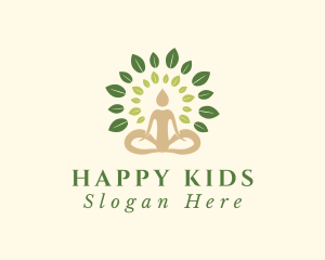 Human Tree Yoga logo design