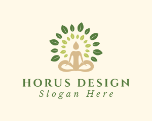 Human Tree Yoga logo design