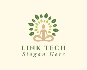 Human Tree Yoga logo design