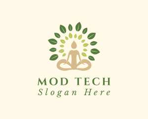 Human Tree Yoga logo design