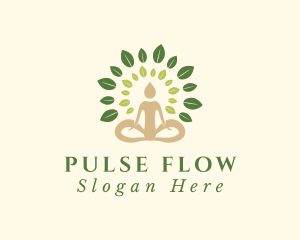 Human Tree Yoga logo design