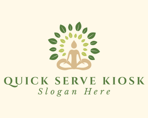 Human Tree Yoga logo design