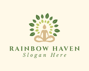 Human Tree Yoga logo design