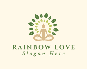 Human Tree Yoga logo design