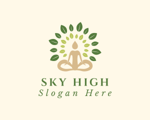 Human Tree Yoga logo design