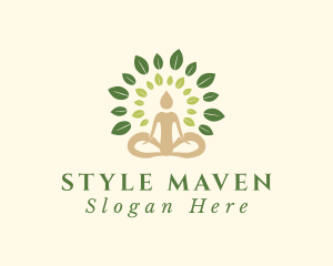 Human Tree Yoga logo design