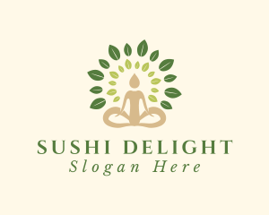 Human Tree Yoga logo design