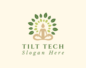 Human Tree Yoga logo design