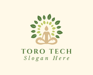 Human Tree Yoga logo design