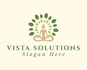 Human Tree Yoga logo design