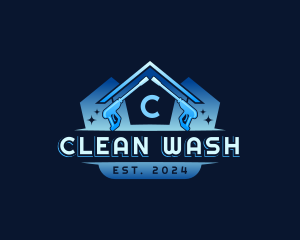 Pressure Wash Cleaning logo design