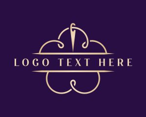 Needle - Needle Yarn Crochet logo design