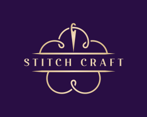 Needlework - Needle Yarn Crochet logo design