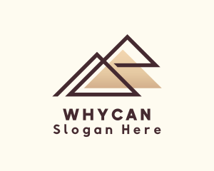 Pyramid - Mountain Pyramid Travel logo design