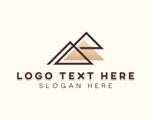 Outdoor - Mountain Pyramid Travel logo design