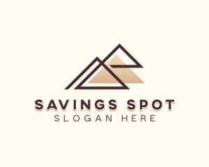 Mountain Pyramid Travel logo design