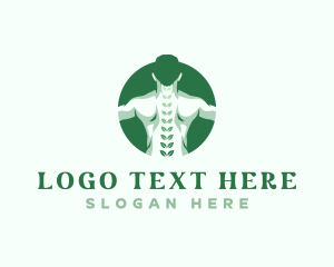 Physical Therapy - Chiropractor Back Body logo design