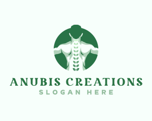 Chiropractor Back Body logo design