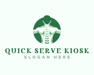 Chiropractor Back Body logo design