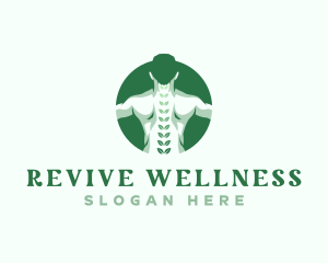 Rehabilitation - Chiropractor Back Body logo design