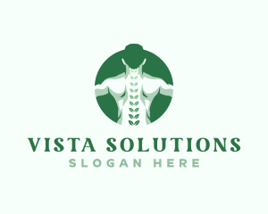 Chiropractor Back Body logo design