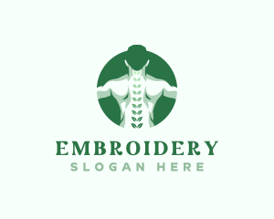 Chiropractor Back Body logo design