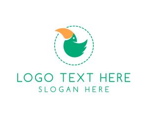 Flying - Toucan Children Daycare logo design