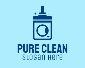 Clean Washing Machine  logo design