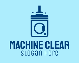 Clean Washing Machine  logo design