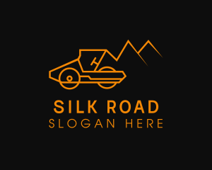 Mountain Road Roller logo design