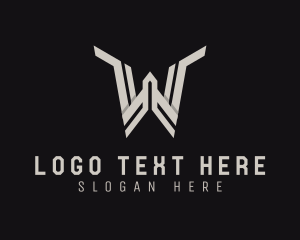 Metalwork - Business Company Letter W logo design