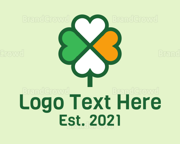 Lucky Irish Clover Logo