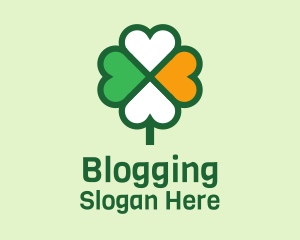 Lucky Irish Clover  Logo