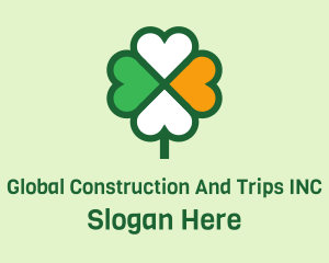 Lucky Irish Clover  Logo