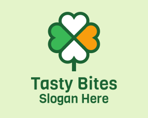 Lucky Irish Clover  Logo