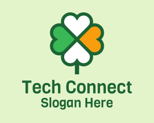 Lucky Irish Clover  Logo