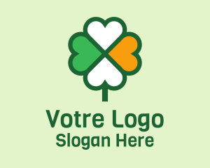 Lucky Irish Clover  Logo