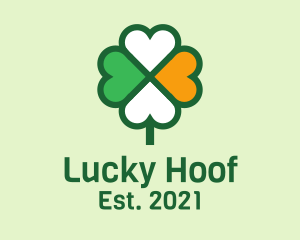 Lucky Irish Clover  logo design