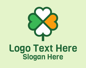 Lucky Irish Clover  Logo