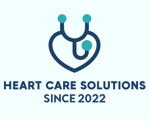 Heart Stethoscope Childcare  logo design